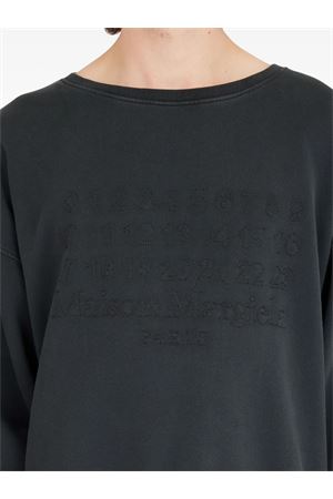 Black cotton sweatshirt MAISON MARGIELA | S50GU0230M25017969